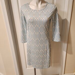 Jean Pierre Klifa Paris small dress blue white